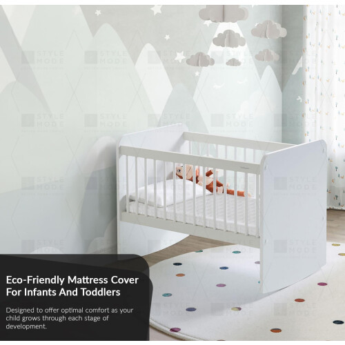 NEW WATERPROOF COT BED MATTRESS PROTECTOR SHEET WASHABLE 140x70 1