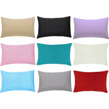Flannel Baby Toddler Pillow Case (40 x 60 cm) Soft Smooth Brushed Cotton Pillowcase For Kids Cot Bed Nursery Pillows (Pillow Cover only, Sky Blue)