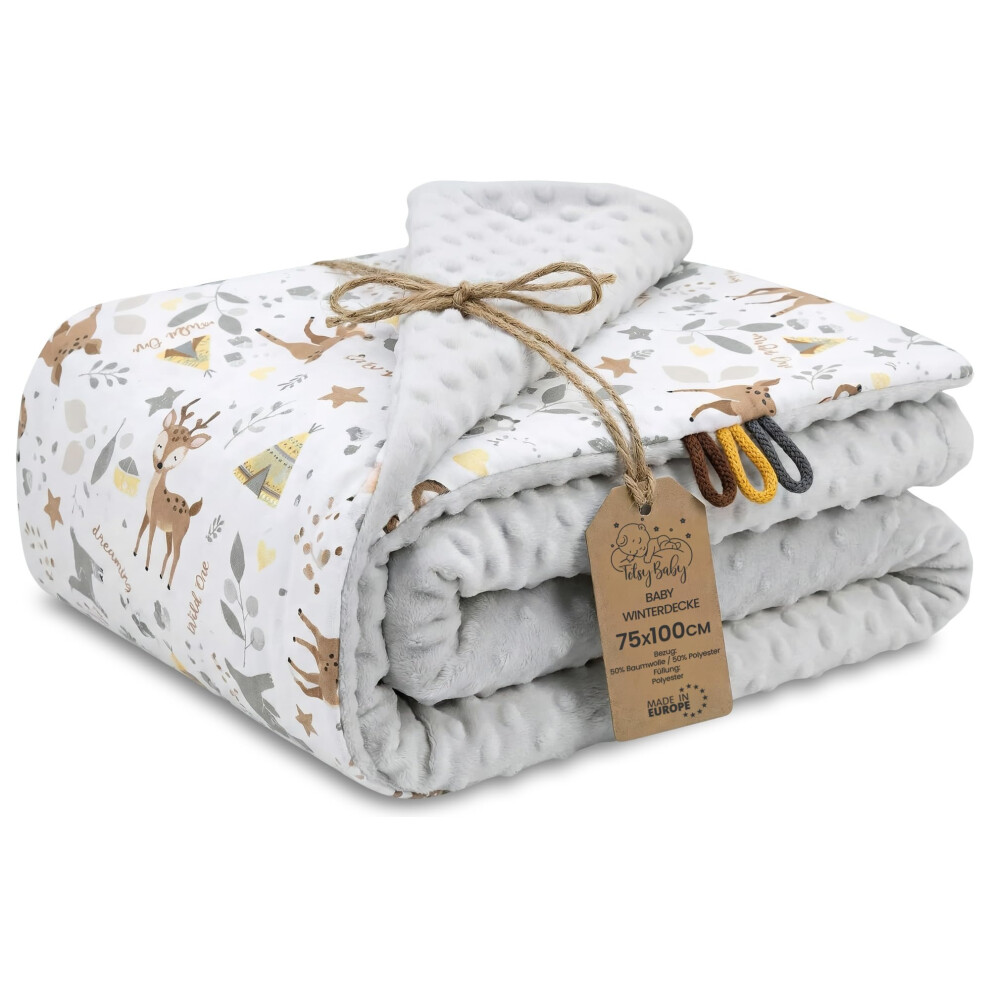 Totsy Baby Baby Blanket Cuddle Blanket Winter Plush Fabric 75X100 Cm - Children's Blanket Stroller Blanket Baby Blankets Stroller Blanket And Starter Set For