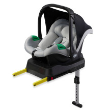 Kinderkraft Mink PRO Car Seat 40-75 cm with Isofix Base, Support Leg, Crashtested, Rearward Facing Position, Security Systems, Adjustable headrest,