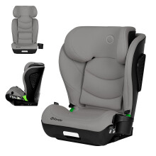 LIONELO Child Car Seat Neal I-Size from 3 to 12 Years (Group 2/3,100 to 150 cm) ISOFIX or Car Safety Belt Installation, Adjustable Headrest, Side