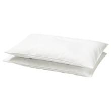 Pillowcase for cot, white, 35x55 cm 2 pack + Free finchley pen (35x55 cm, 4)