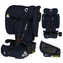 LIONELO Foldable Car Seat Nelly I-Size with ISOFIX for Children Approx. 76-150cm, Forward Facing, TT Strap Side Protection, Adjustable Headrest &