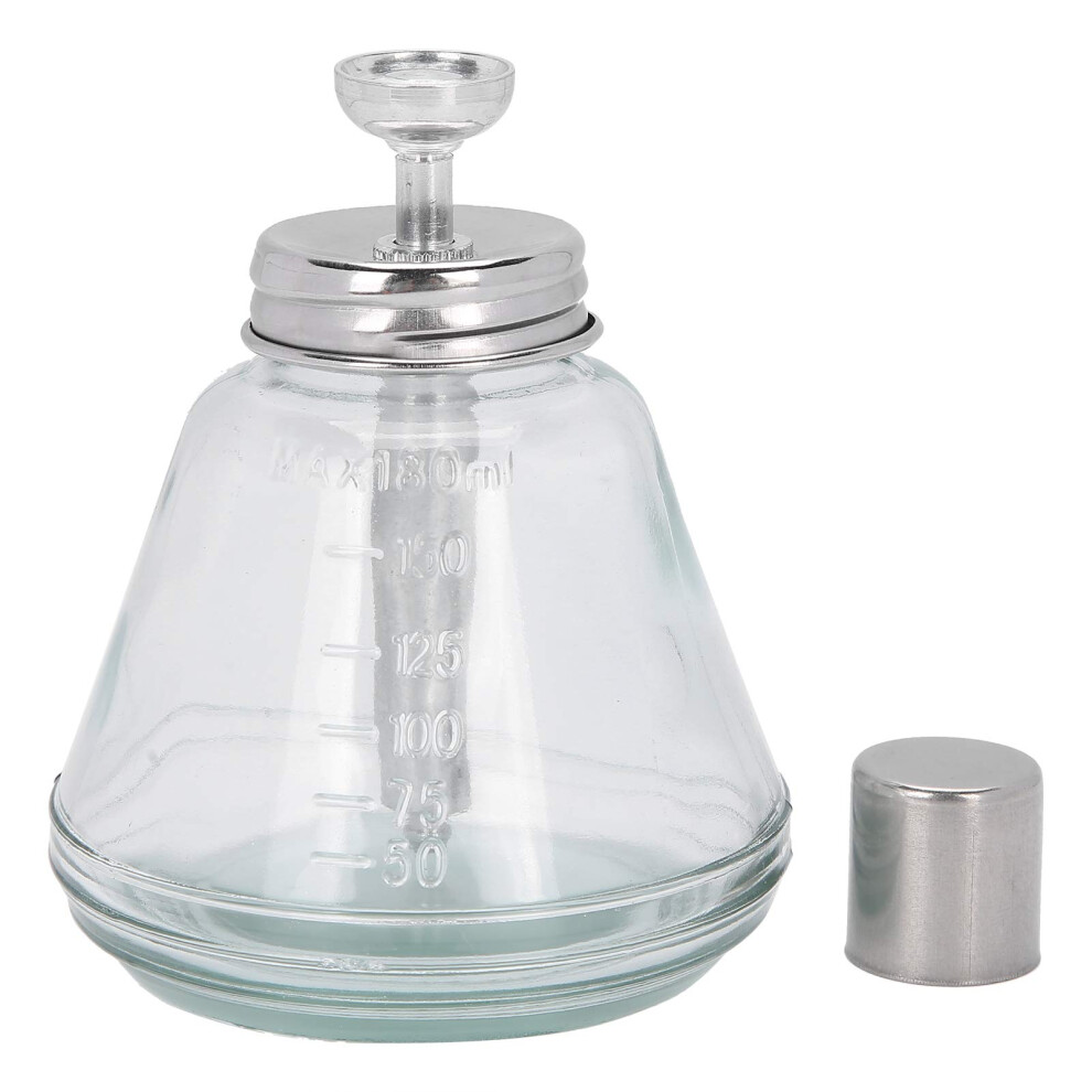 Nail Polish Remover Pump Bottle 180ml LeakProof Refillable Press Type Liquid Dispenser for Nail Art