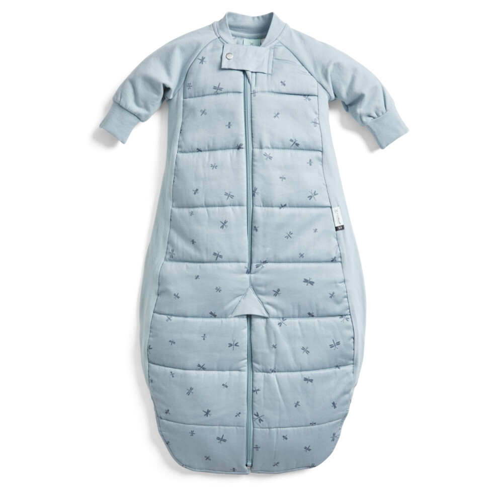 Sleep Suit Bag 3.5 Tog ? Baby Sleep Sack & Wearable Blanket, 2-In-1 Convertible Sack To Suit With Legs For Safe Movement, Regulates Ergopouch