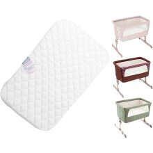 Pinkfairy Next2Me Deluxe Crib Mattress Compatible Bedside Next to me Crib Nursery Grade Foam Mattress (83 x 50 x 5 cm)