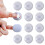 Soft Microfiber Makeup Powder Puff Set 12 Pcs Small Size for Compact Powder and Precise Face Application 1