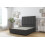 (3' Single, Graphite) Sloomy Kansas Dumfries Divan Bed Base 2 Drawers Same Side With 26" Strutted Headboard 1