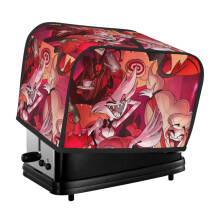 Hazbin Hotel Toaster Cover 2 Slice, Bread Dust Cover & Fingerprint Protection-Polyester, Kitchen Small Appliance Covers
