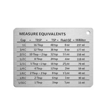 Functional And Creative Stainless Steel Fridge : Your Go To Unit Conversion Chart For Daily Household Needs