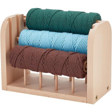 Wooden Yarn Holder 3+8 Spools, Adjustable Thread Rack Organizer for Crocheting, Sewing, Quilting, Embroidery Supply Tools
