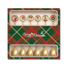 Christmas Flatware Set, Cute Santa Claus Party Dinner Spoons Forks