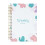 YiFudd Weekly Schedule Book Hard Case Notebook A5 Coil Book Elastic Notebook 1
