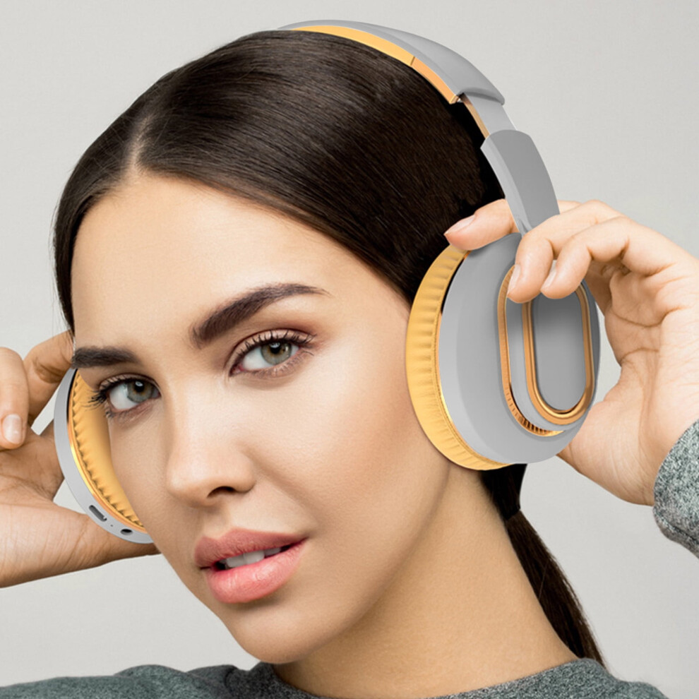 Viflosae Active Noise Cancelling Bluetooth Headset Wireless Folding Type-C Gaming Sports Headset Electronics Gadgets Deals Of The Day Clearance 9483153158209