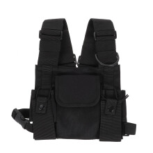 Intercoms Bag Chest Holder for Two Way Radio Travel Back Packing Bags Oxford Cloth and