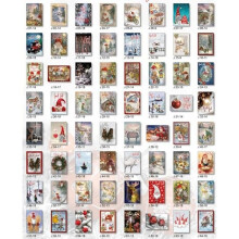 10-pack Postcards Christmas cards Christmas postcards Merry Christmas & Happy New Year multicolor