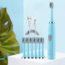 IUYT6 Electric Toothbrush for Adults, compatible with 7 Replacement Heads, 5 Modes, 2 Min Timer, IPX7, Fast Charging