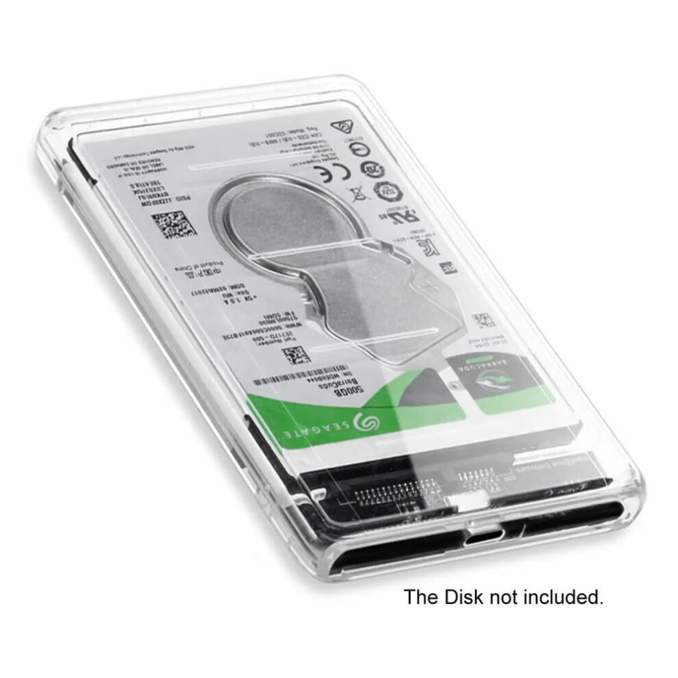 For Usb-C Type-C To 2.5 Inch Sata Ssd Hdd External Hard Disk Enclosure For Laptop Pc 9048212253938