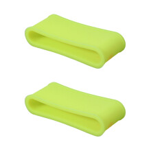 rygai 2Pcs Pickleball Paddle Grip Band, Elastic Overgrip Handle, Silicone Anti-slip Ring for Badminton, Table Tennis Racket compatible with