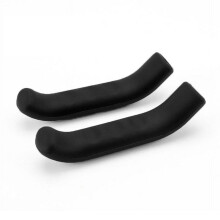 QIFEI 1 Pair Anti-Slip Brake Handle Silicone Sleeve Mountain Road Bike Dead Fly Universal Type Brake Lever Protection Cover Black