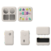 Silicone Case for Yoto Mini, Protective Sleeve with Carry Handle for Kids' Smart Audio Player - Compatible with Yoto Mini
