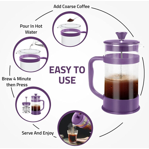 Press Espresso and Tea Maker with Triple Filters 1