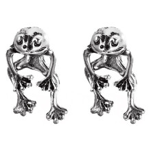 Jacenvly Clearance 2024 New Alloy Earring Tree Frogs Shape Earrings a Pair Personality Wonderful Christmas Gift Gifts For Teen Girls