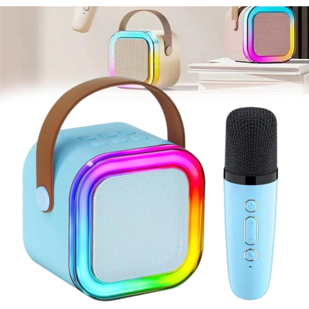 Stellaya Mini Karaoke Machine, Portable Wireless Speaker with 2 Mics, compatible with Dodorado Mini Karaoke-image-OPC-PR8VXPP-NEW