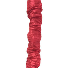 Royal Designs Fabric Cord and Chain cover with Touch Fastener - ideal for covering chandelier chains, wires and cables, Easy to Use, Red