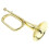 Scouting Bugle Cavalry Trumpet, Golden 2