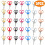 5Pcs Folding Scissors Small Cutters Sewing Pocket Portable Travel Mini Foldable 3