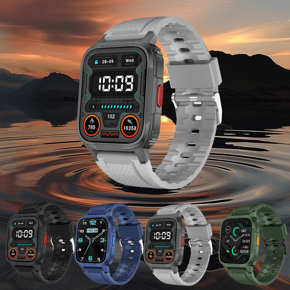 Jacenvly 2024 New Smart Watch Outdoor Multifunctional Sports And Fitness Bluetooth Call Intelligent Reminder Magnetic Charging Smartwatch 9499224737327