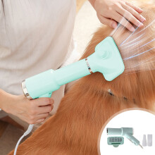 karymi Dog Hair Dryer with Pin Comb - Flat Blowing Head - Round Blowing Head - Suitable for Dog Grooming - Small and Medium Sized Dogs and Cats,Deals