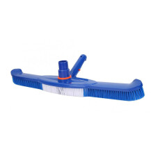 Pool Cleaning Brush with Heavy Duty Bristles for Round Swimming Pool Wall Scrubbing Blue