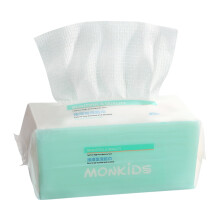 100pcs/1 Pack Disposable Face Washing Multifold Paper Towel Cotton Facial Care Tissue 3