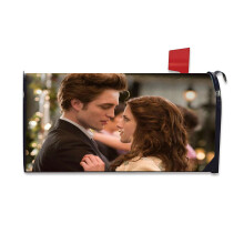 Twilight Personalized mailbox cover both sides customized, post box packaging garden courtyard outdoor mailbox decoration-25.5Inch*21Inch