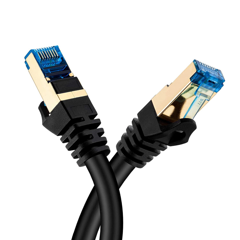 Outdoor Cat 7 Ethernet Cable 130 Ft Ethernet Cable Double Shielded Sstp 10Gbps 600Mhz 26Awg Heavy-Duty Ethernet 9499224740372