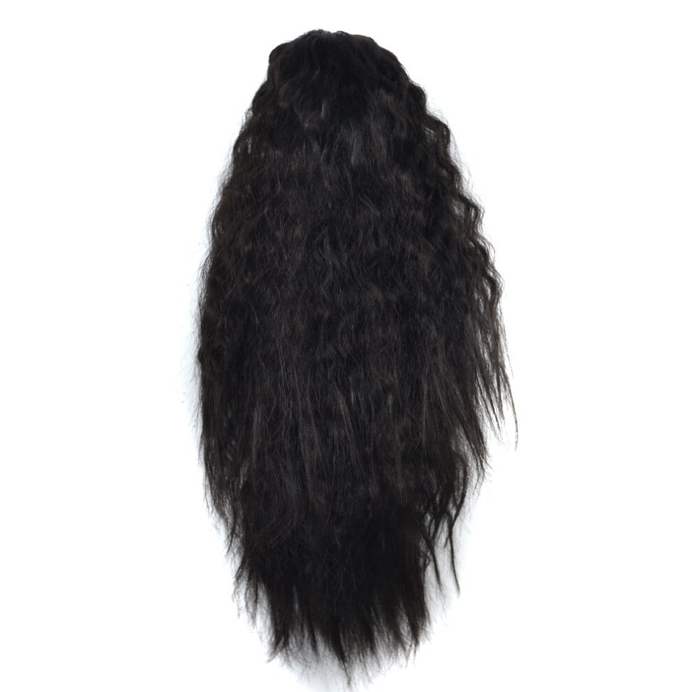 zttd womens claw thick wavy curly short ponytail horsetail clip hair extensions