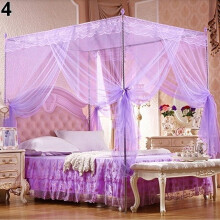 ZTGD 59.06inch Romantic Princess Lace Canopy Mosquito Net No Frame for Twin Full Queen King Bed