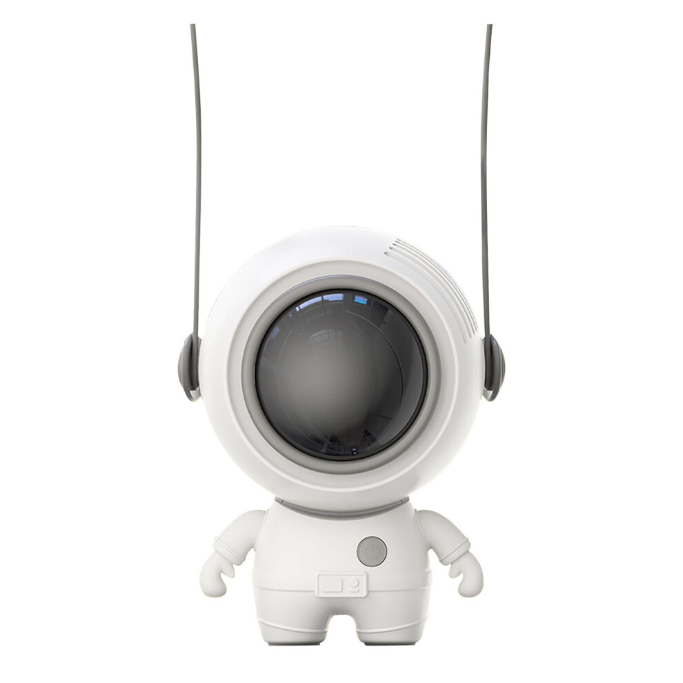 Fan Zkccnuk Usb Portable Lanyard Small Fan Hanging Neck Handheld Leafless Spaceman Small Fan Small Household Appliance On Clearance 9353595243873