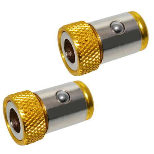 Magnetic Bit Holder, 2-pack Yellow