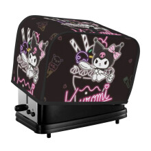 Kuromi Toaster Cover 2 Slice, Bread Dust Cover & Fingerprint Protection-Polyester, Kitchen Small Appliance Covers