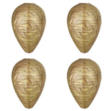 Dummy Wasps Nest Set Of 1 | Artificial Wasps Nest Against News Building Of Wasps Nests | For Hanging In The Gardens Attic Or Balcony *4PCS