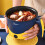 Mini electric cooking Electric rice cooker BLUE SINGLE LAYER Blue Single layer 8