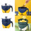 Mini electric cooking Electric rice cooker BLUE SINGLE LAYER Blue Single layer 5