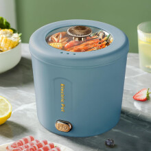 Mini Electric Hot Pot 1L, 450W Rapid Noodles Cooker, compatible with ramen, pasta, egg, soup, portable with over-heating protection