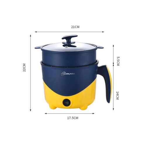 Mini electric cooking Electric rice cooker BLUE SINGLE LAYER Blue Single layer 1