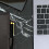Desk pad 89x44 cm PU leather Black/Marble 3
