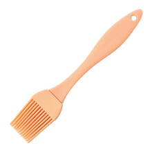 XUNRYAN Under $10 Silicone Oil Brush, compatible with kitchen, baking, grilling, pastry, sauce, butter, marinade use - Orange