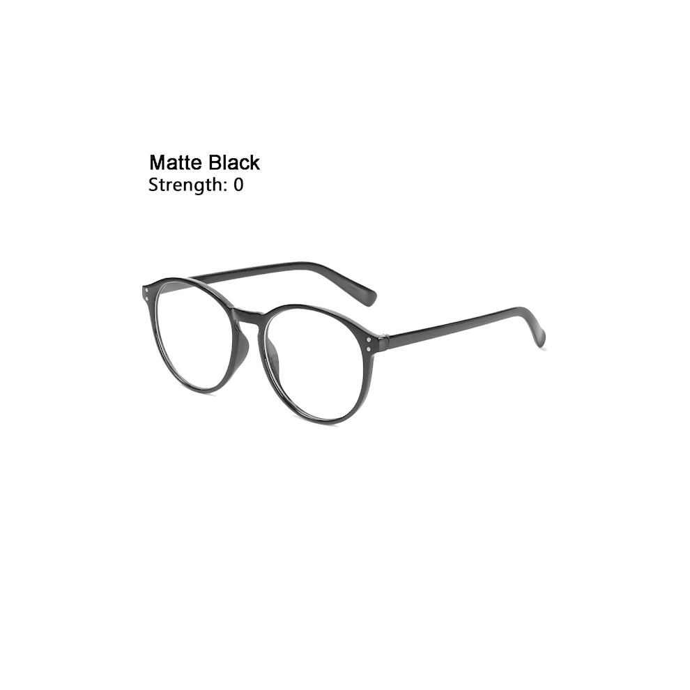 Black -1.0~-4.0 Myopia Glasses Glasses Matt Strength 0 Matte Matte Strength 0-Strength 0